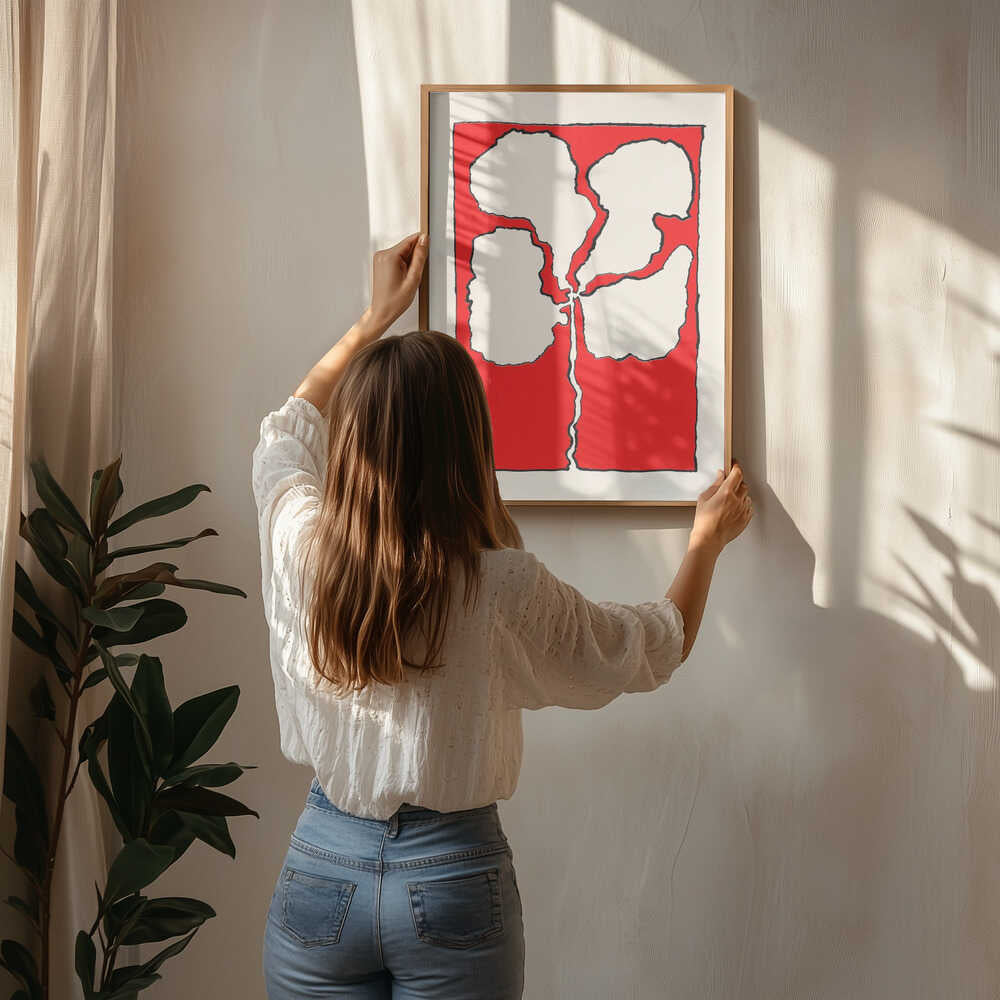 Red Flower Poster