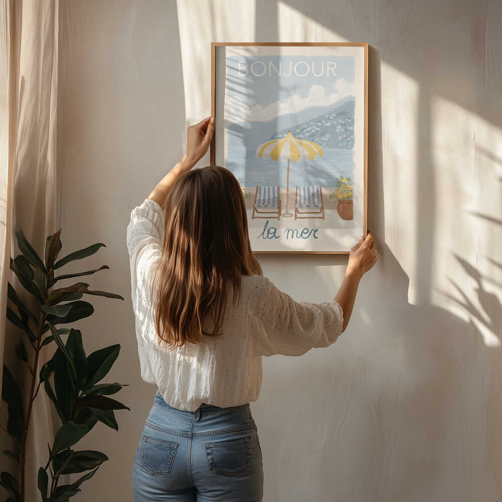 Bonjour La Mer Retreat-plakat
